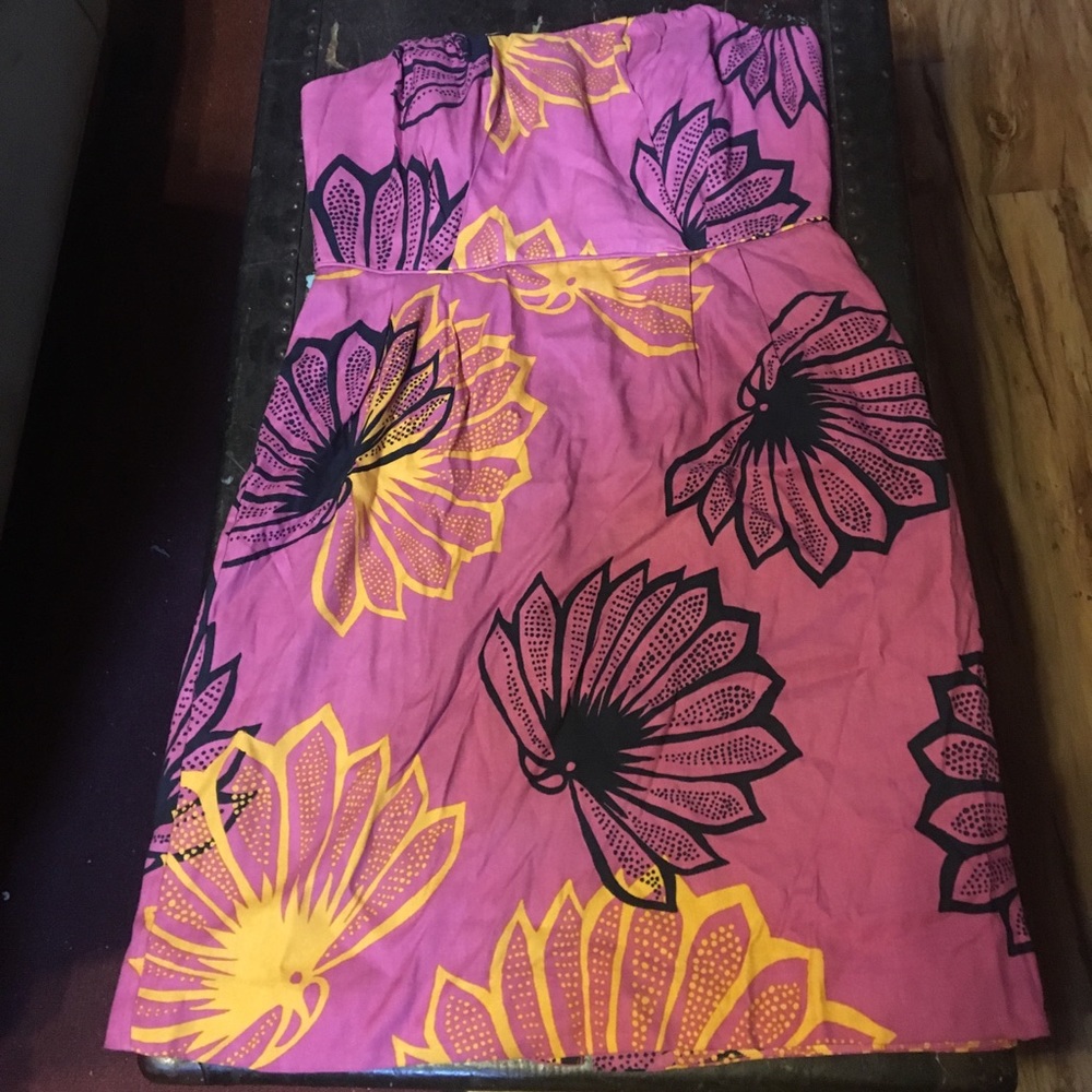 Anthropologie strapless sundress